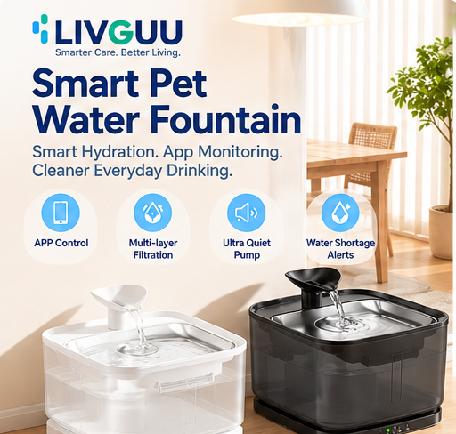 LIVGUU smart connected pet water fountain