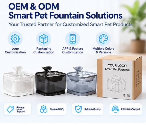LIVGUU smart pet water fountain OEM ODM solutions